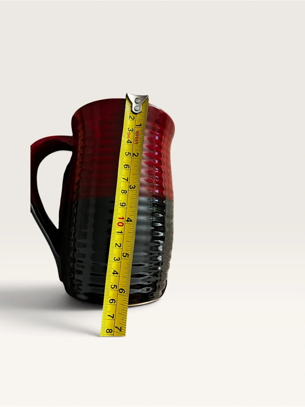 Red and Black Ceramic Mug - Home Dining